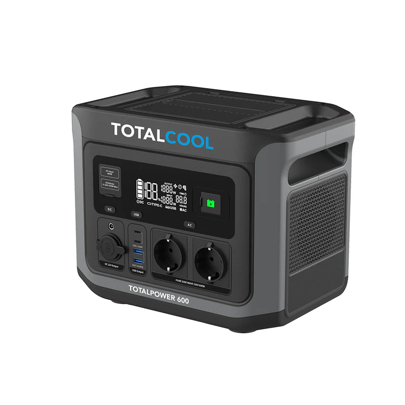 Totalpower 600 draagbare powerstation – snelle en betrouwbare energie overal