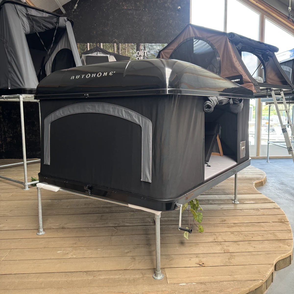 Autohome Air-Sky 360 Large Zwart – Jong gebruikt | Premium daktent - Afbeelding 3